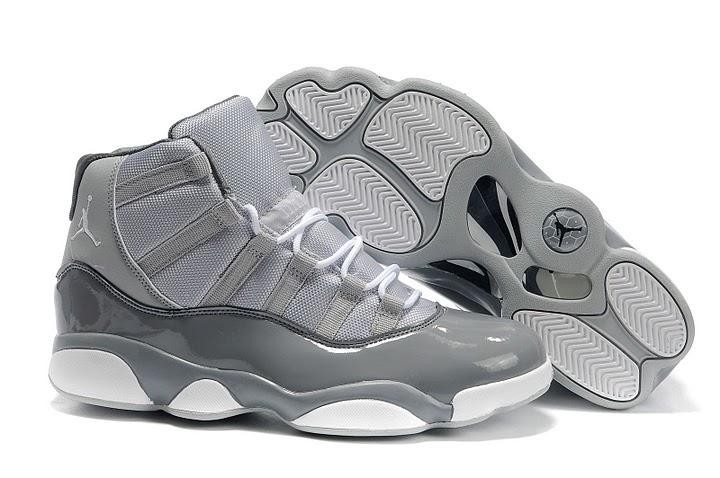 jordan shoes gray and white